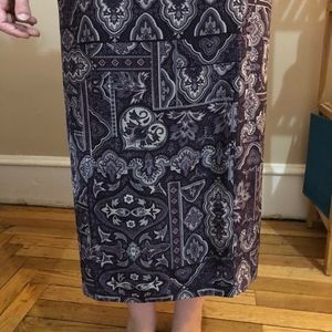 Talbots Purple Skirt Size 8